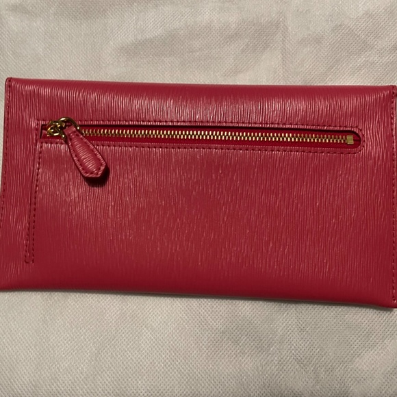 ✨SOLD✨New Prada Leather Envelope Long Wallet / Clutch - Picture 2 of 8